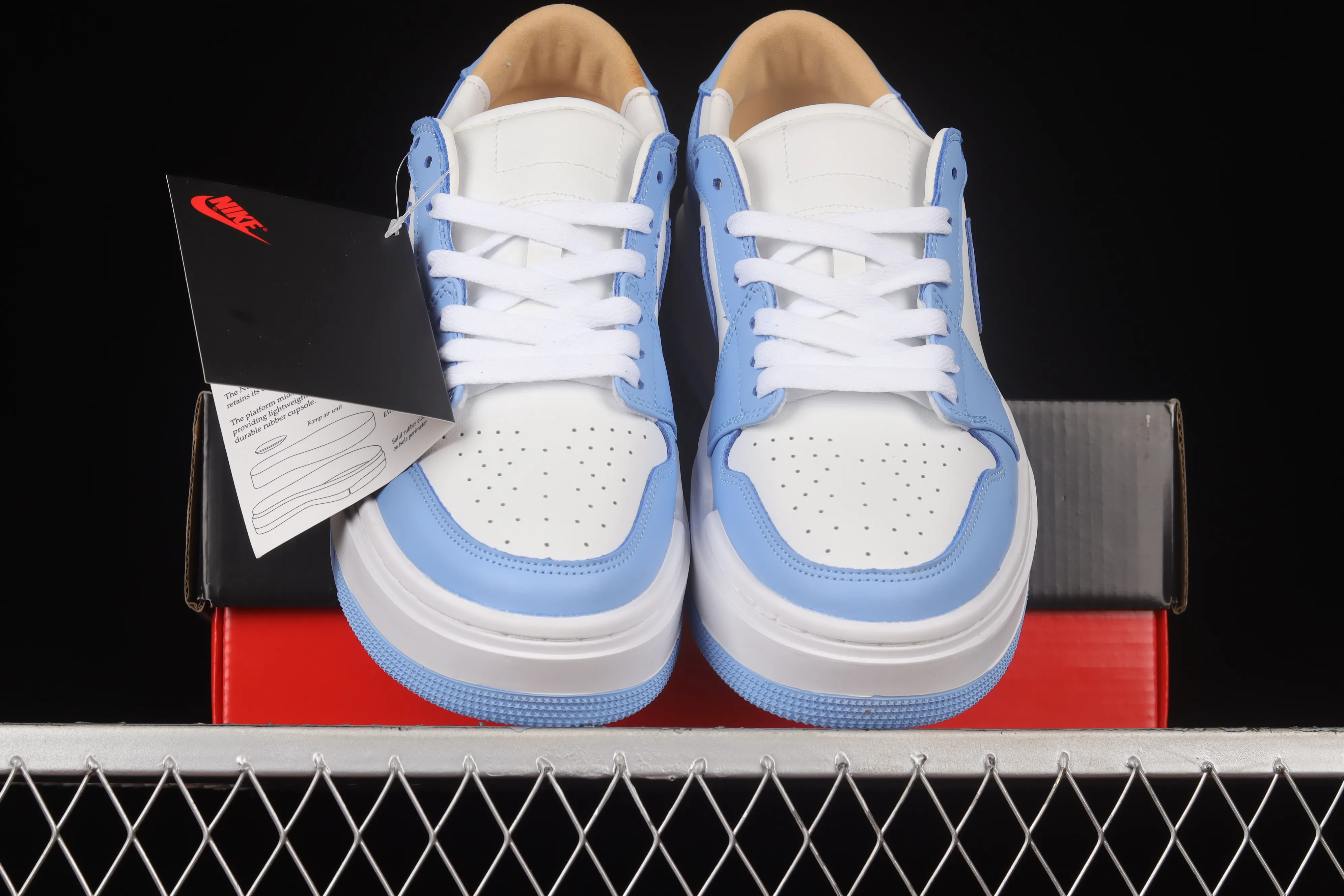 All categories Air Jordan Jordan series basketball shoes Air Jordan 1 Low Air Jordan 1 Elevate Low SE "Wolf Grey" Little AJ thick-soled retro basketball shoes DQ3698-141